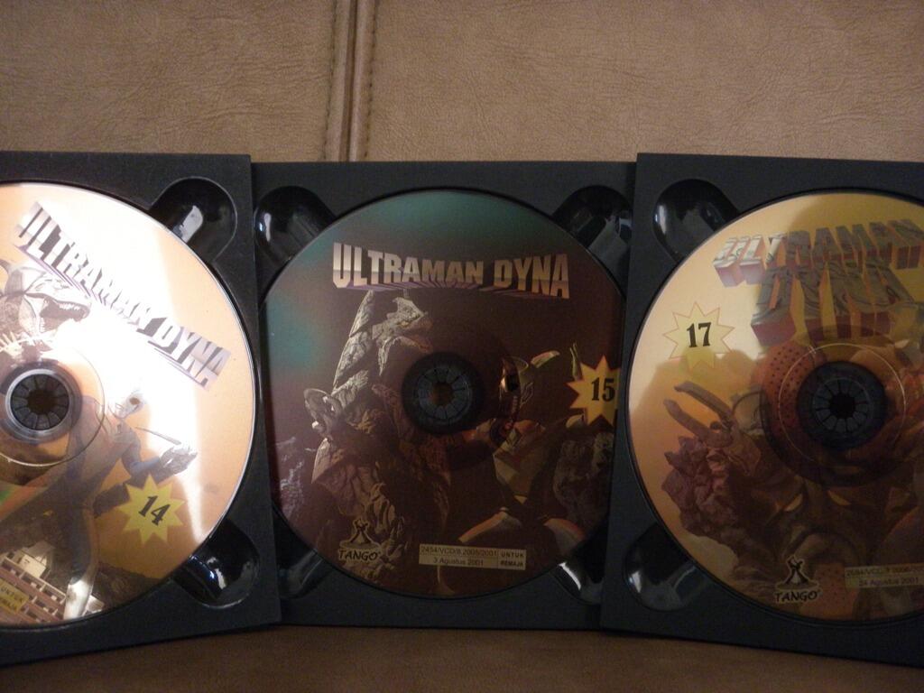 Terjual VCD Ultraman Dyna Bahasa Indonesia Original (10 volume) | KASKUS