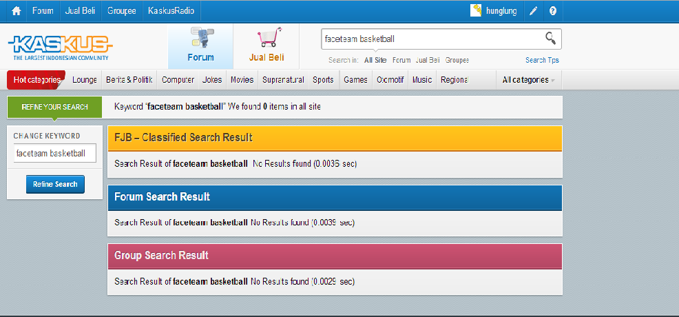 Faceteam Basketball - Aksi Akrobatik Basket