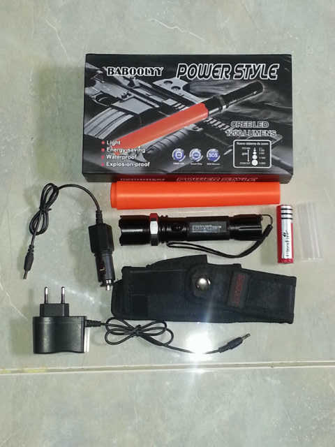 Senter Police Baboly Cree Led 1200 watt