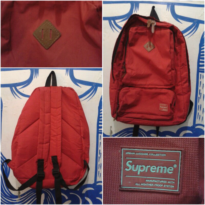 supreme skateboard backpack