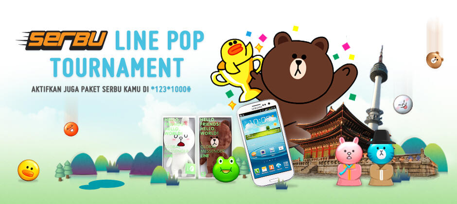 SERBU LINE POP TOURNAMENT, buat Agan yg doyan main LINE POP! Berhadiah menarik lho!