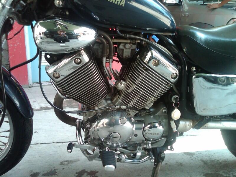 Terjual motor gede moge Yamaha Virago 1993 ori sinil 535cc 