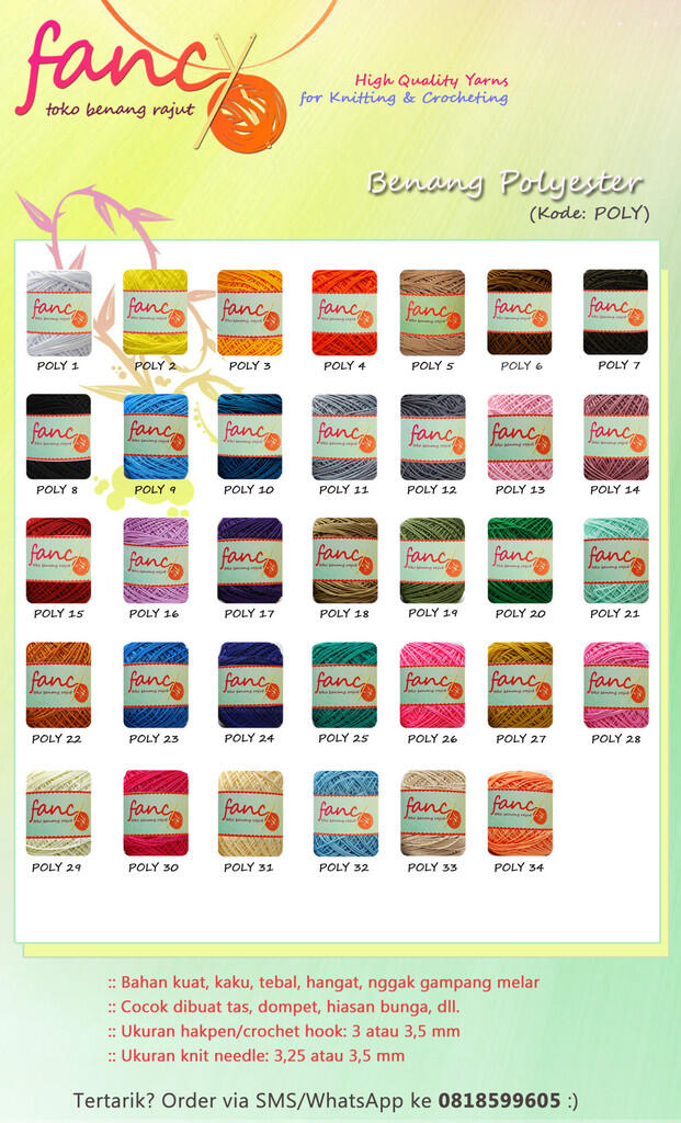 Dijual Benang Rajut Bahan Katun Big Ply Harga Murah, Stok Terbatas (Lokasi Surabaya)