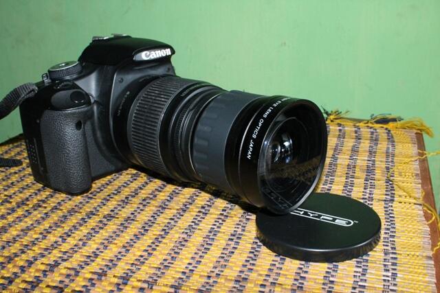 Converter Fisheye for Canon