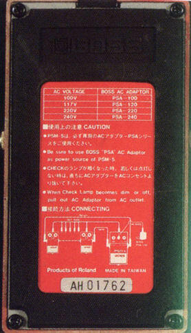 Makna warna2 label pedal BOSS (Compact pedal labels) - Kaping Pisan