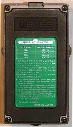 Makna warna2 label pedal BOSS (Compact pedal labels) - Kaping Pindo