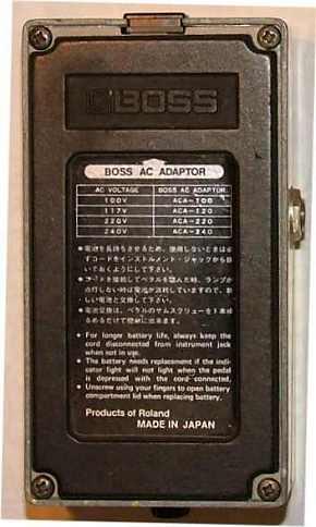 Makna warna2 label pedal BOSS (Compact pedal labels) - Kaping Pisan