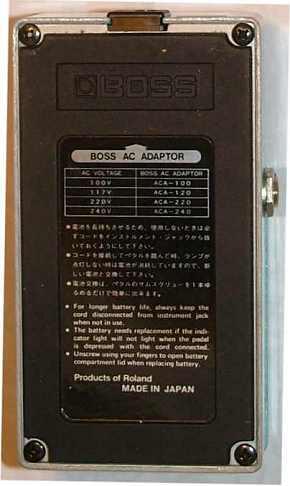 Makna warna2 label pedal BOSS (Compact pedal labels) - Kaping Pisan