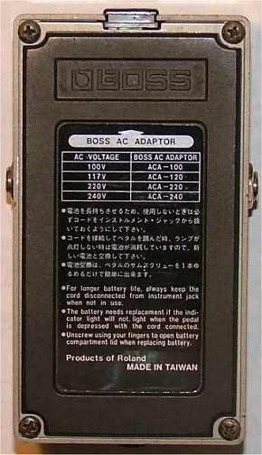 Makna warna2 label pedal BOSS (Compact pedal labels) - Kaping Pisan