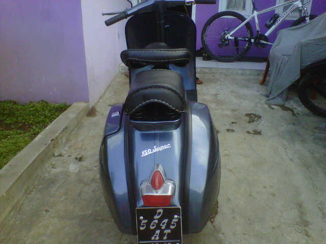 vespa super 1970 kepala bulet