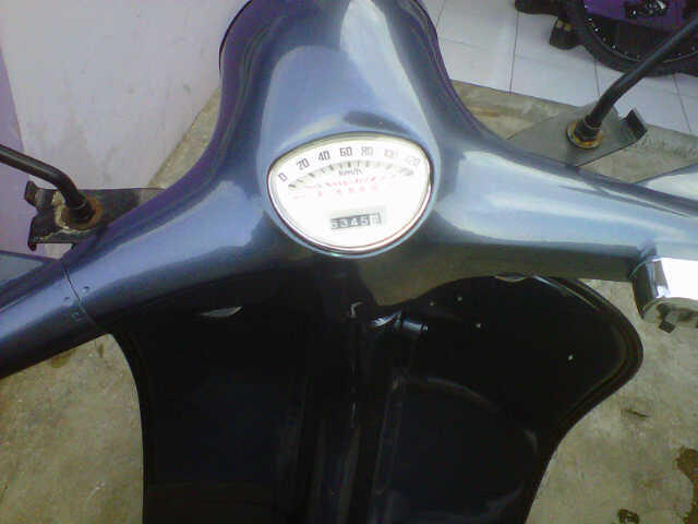 vespa super 1970 kepala bulet