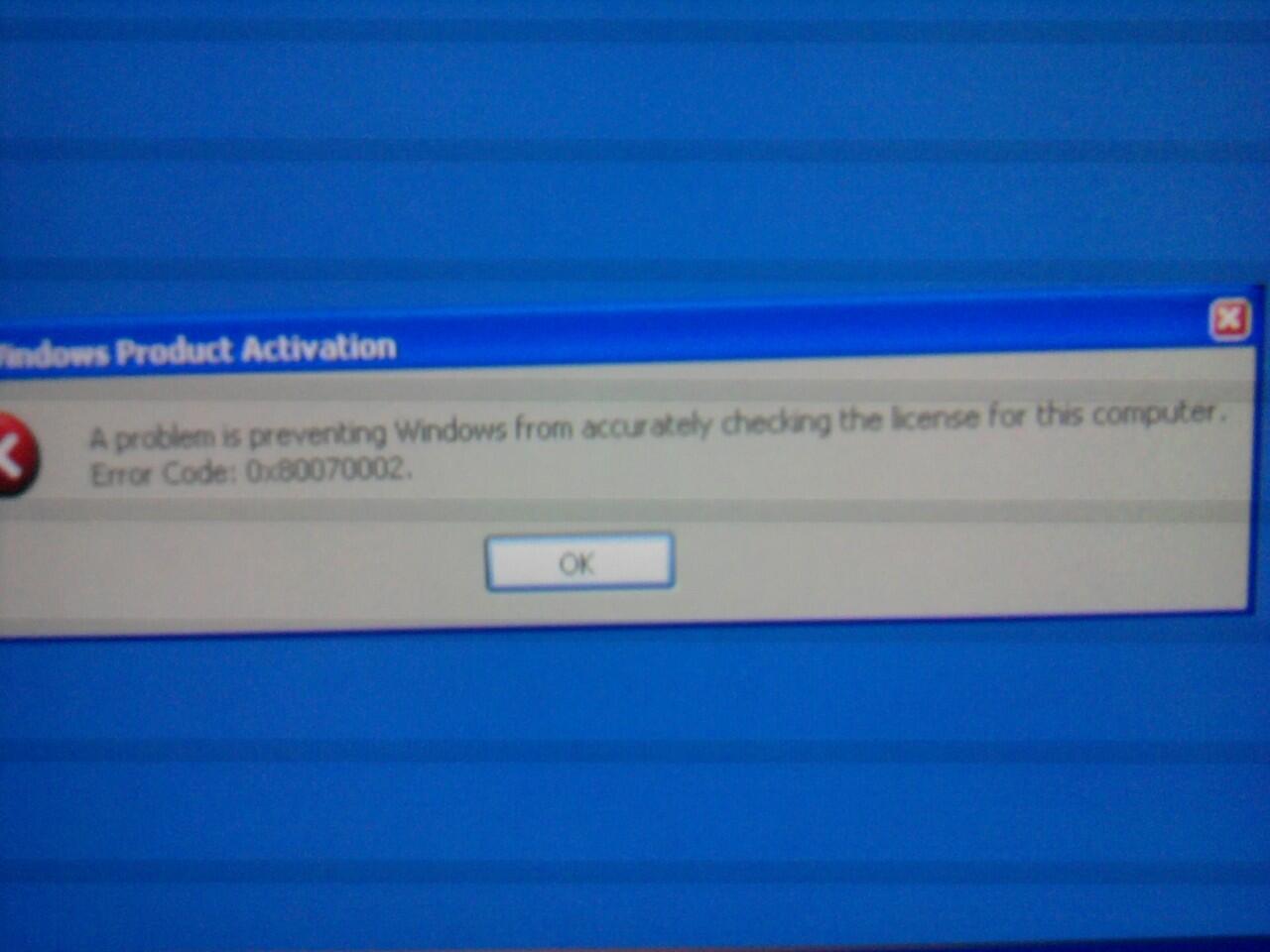 &#91;HELP&#93; Instalasi Win XP sp3 Error