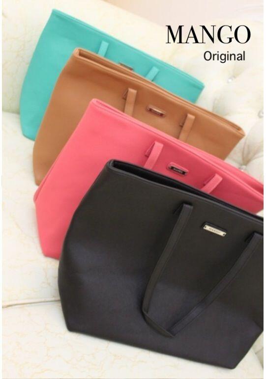 100% tas Original Mango rainbow warna pelangi