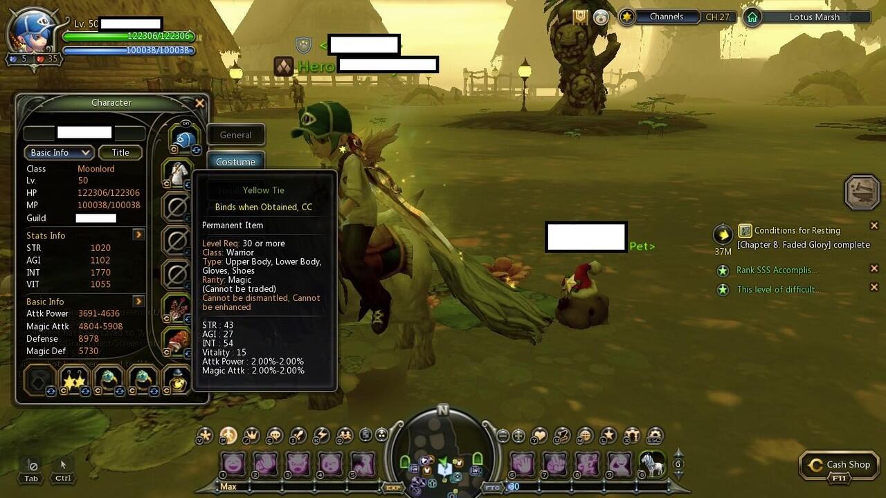Jual Character Moonlord Level 50 Dragon Nest Sea Server Holywood