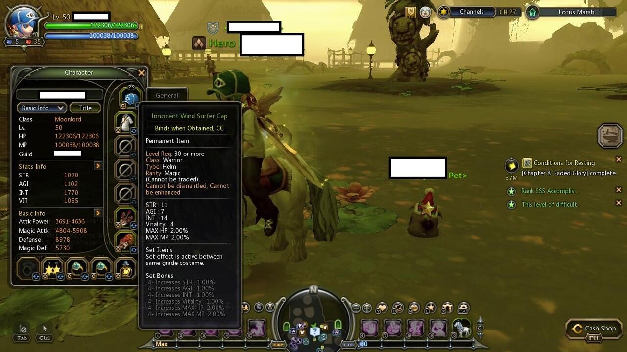 Jual Character Moonlord Level 50 Dragon Nest Sea Server Holywood