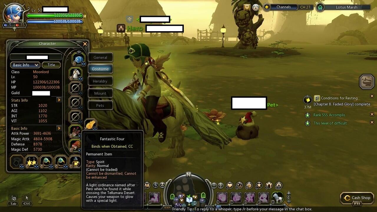 Jual Character Moonlord Level 50 Dragon Nest Sea Server Holywood