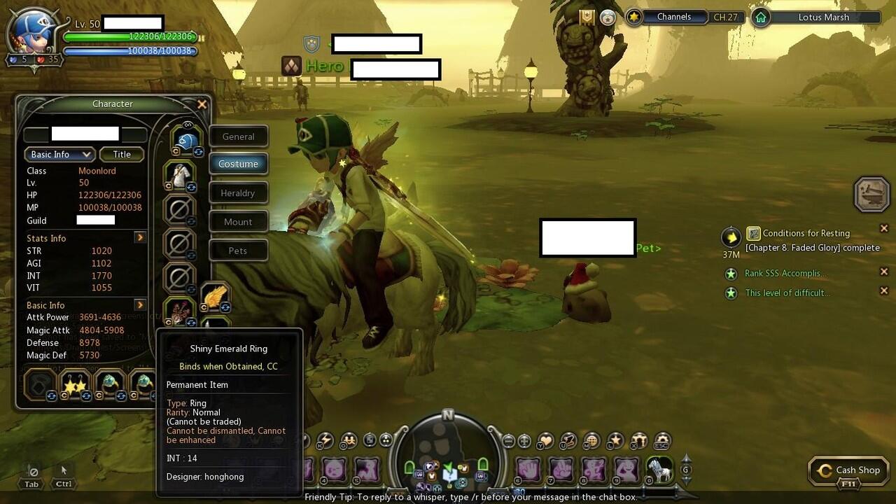 Jual Character Moonlord Level 50 Dragon Nest Sea Server Holywood