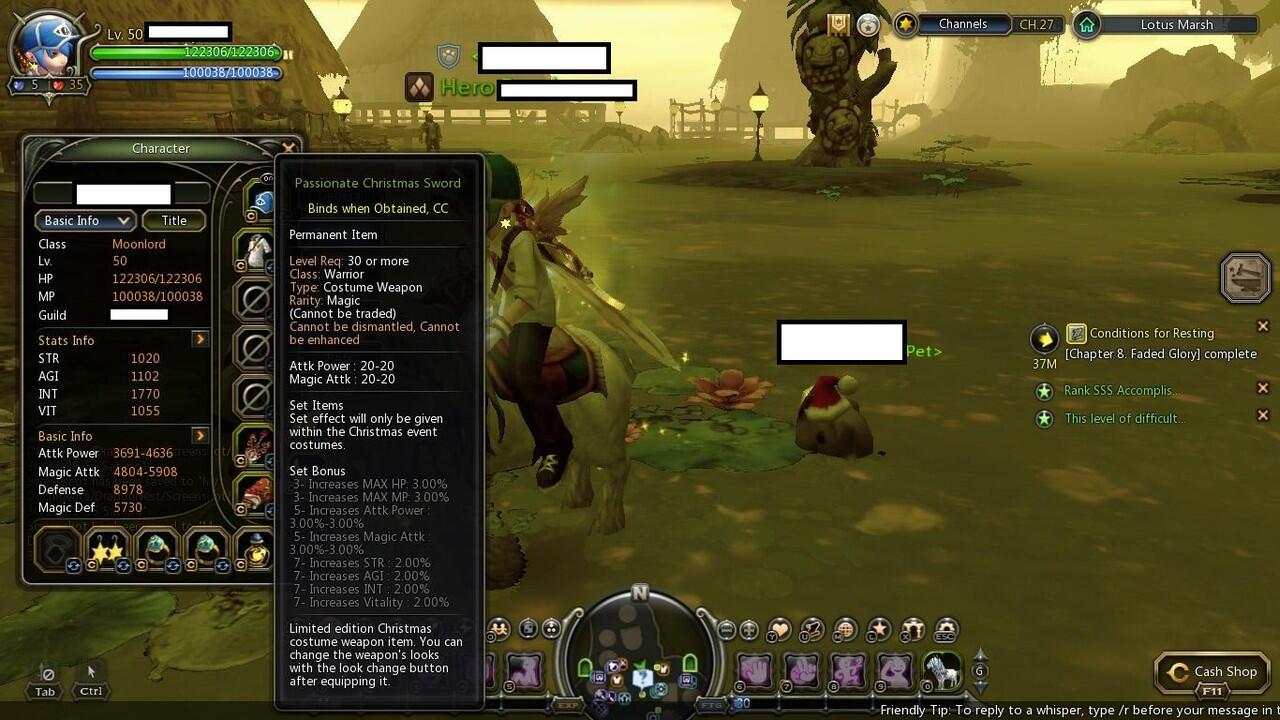 Jual Character Moonlord Level 50 Dragon Nest Sea Server Holywood