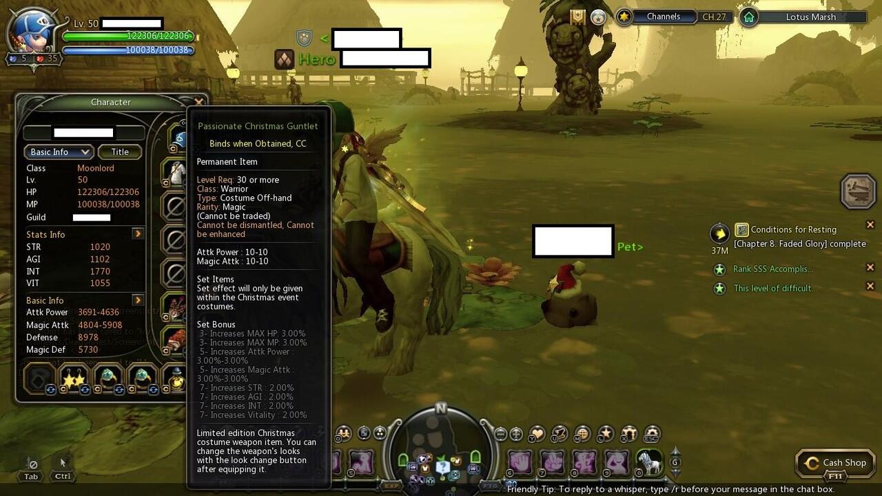 Jual Character Moonlord Level 50 Dragon Nest Sea Server Holywood