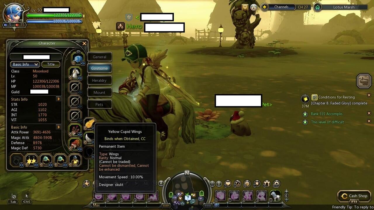 Jual Character Moonlord Level 50 Dragon Nest Sea Server Holywood