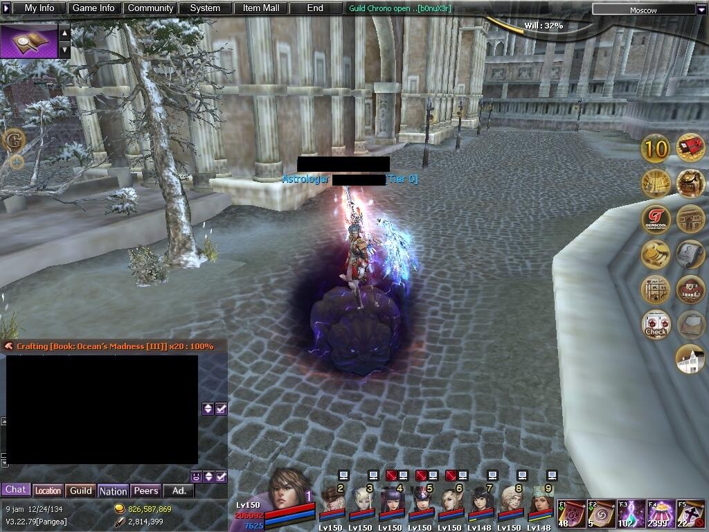 WTS Char Atlantica Online Indonesia Lvl 150 ( Exp lvl 160 ) Server Pangea FE ONLY