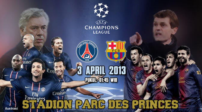 Laga Perang Bintang - Paris Saint Germain Vs FC Barcelona 