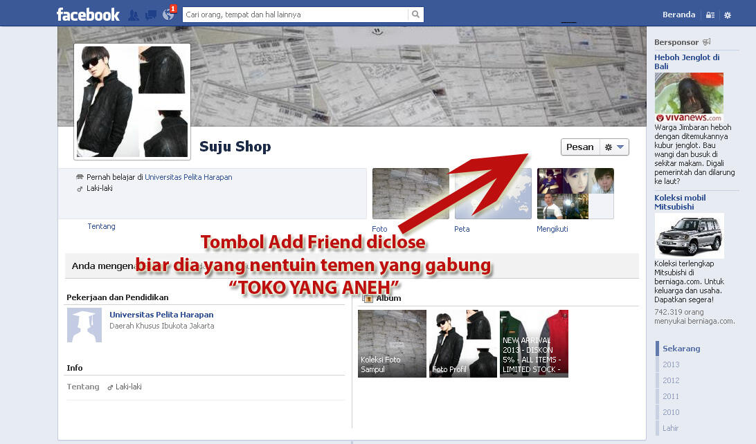 HATI-HATI GAN... PENIPUAN TOKO ONLINE "SUJU SHOP" DI FACEBOOK... KORBAN DAH BANYAK...