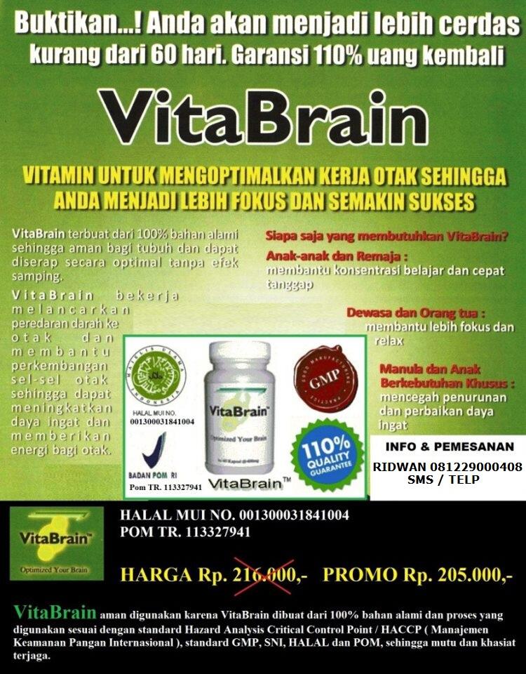 VITABRAIN - VITAMIN OTAK - Optimalkan Kerja Otak