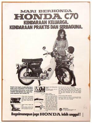 MOTOR ANTIK HONDA C70.
