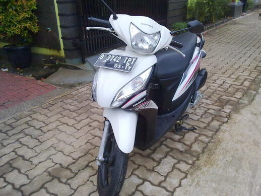Spacy Putih September 2012 + Balik Nama ke Pembeli Gress Seperti Baru