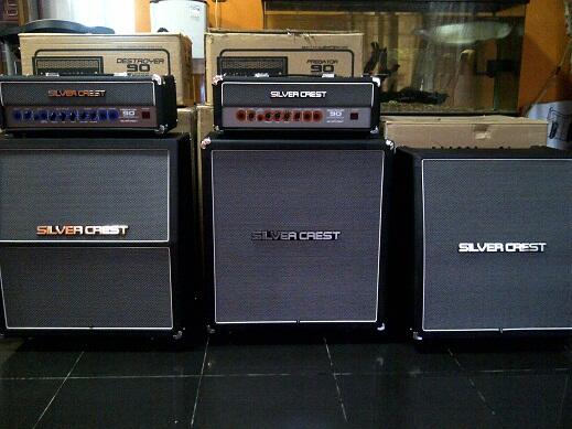 JUAL MURAH AMPLI GITAR HEAD CABINET SILVER CREST PREDATOR 90