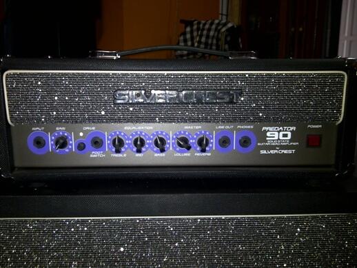 JUAL MURAH AMPLI GITAR HEAD CABINET SILVER CREST PREDATOR 90