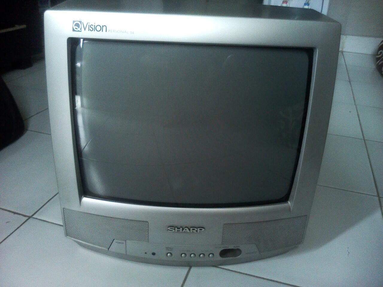tv sharp 14 inc second