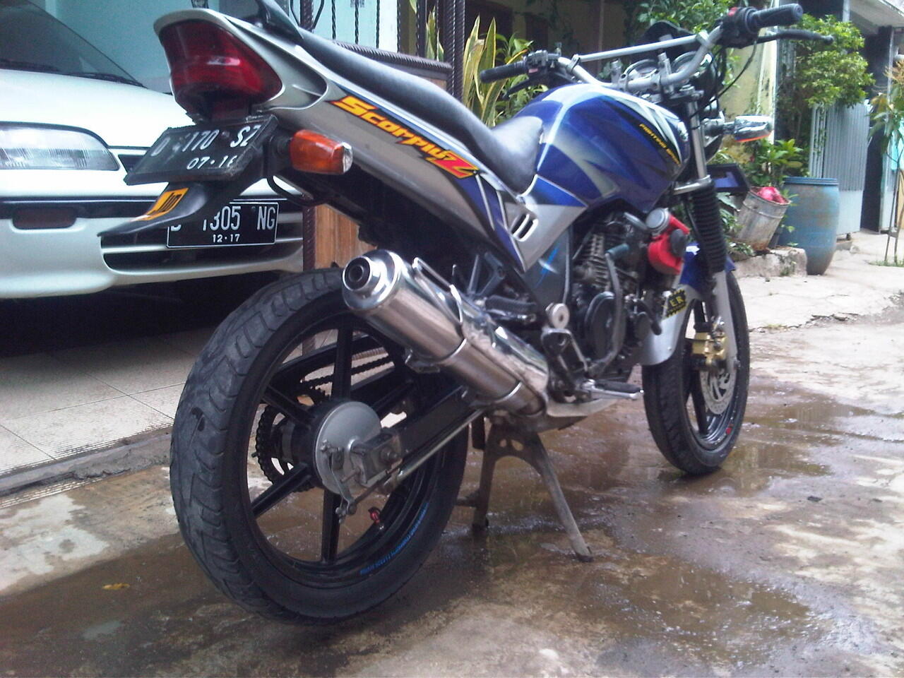 YAMAHA SCORPIO Z 225 cc VR 2006 kumplit SIAP TEMPUR bisa TT sm matic BANDUNG..^^