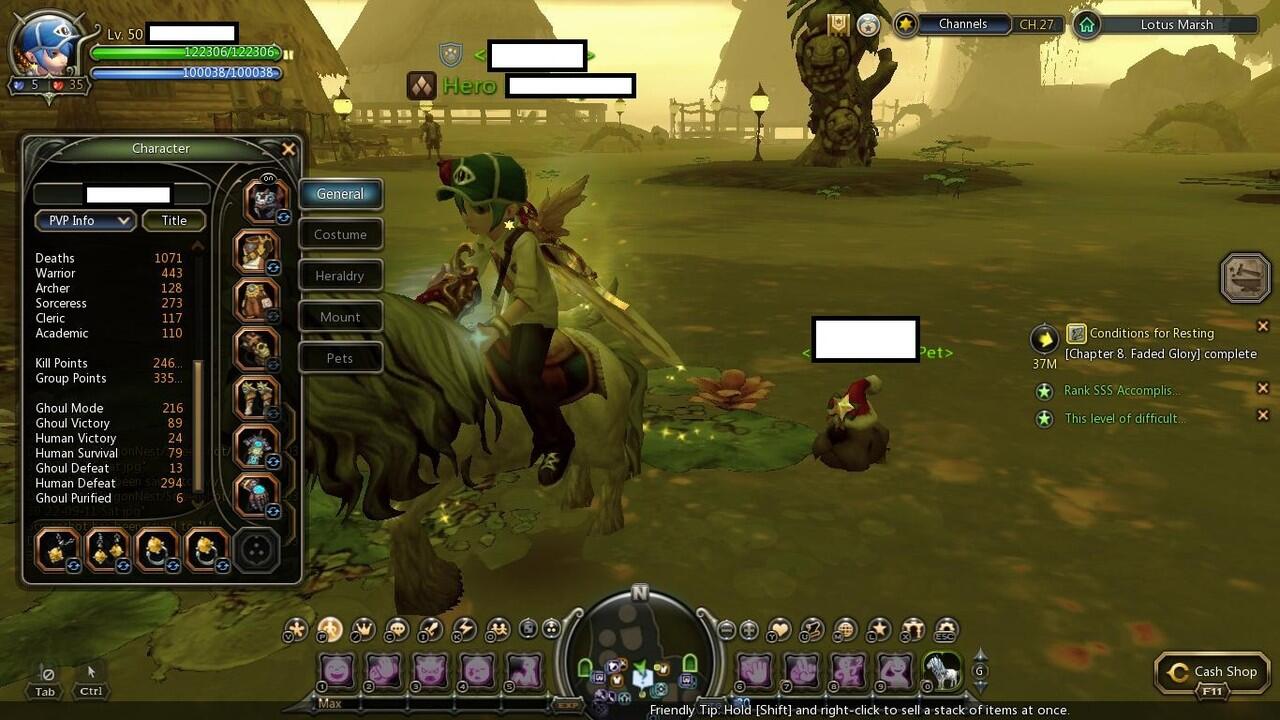 Jual Character Moonlord Level 50 Dragon Nest Sea Server Holywood