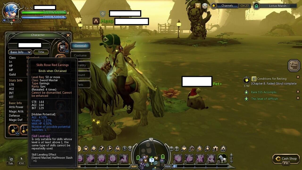 Jual Character Moonlord Level 50 Dragon Nest Sea Server Holywood