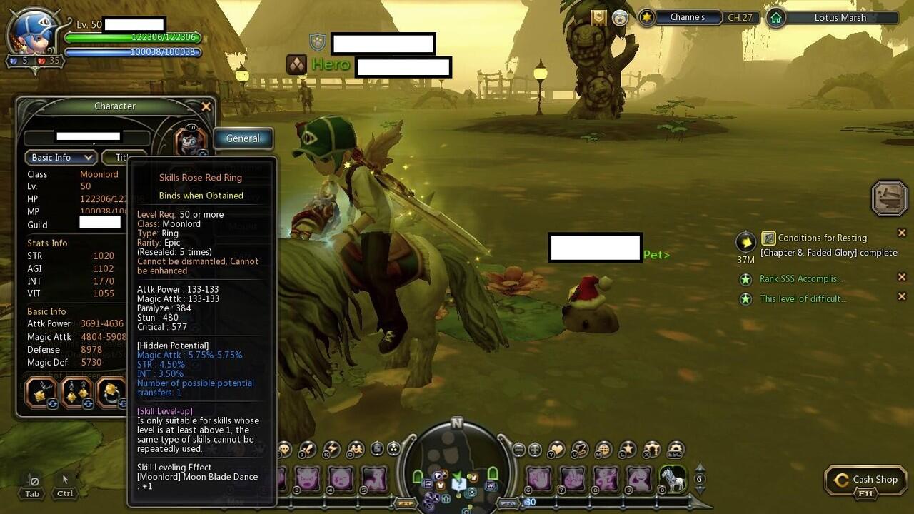 Jual Character Moonlord Level 50 Dragon Nest Sea Server Holywood