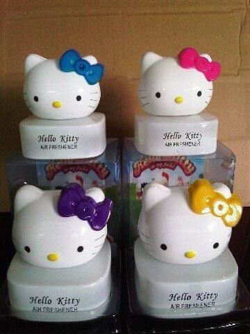 aksesoris mobil serba hello kitty ( parfum dll )