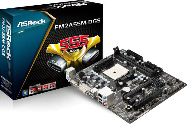 Jual Procesor AMD A4 5300 dan motherboard FM2A55M-DGS