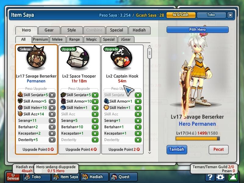 Sell char lost saga Msg class 2