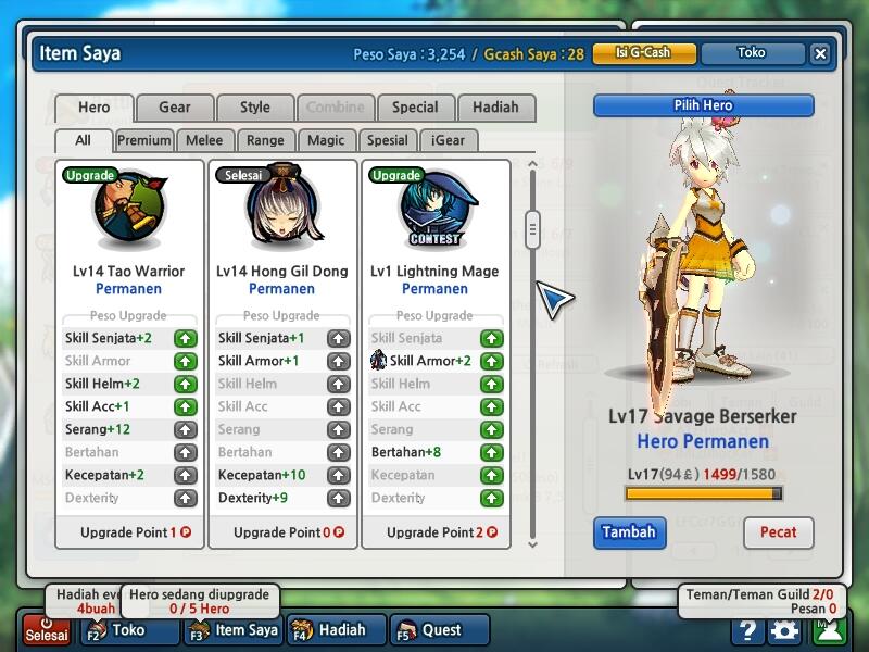 Sell char lost saga Msg class 2