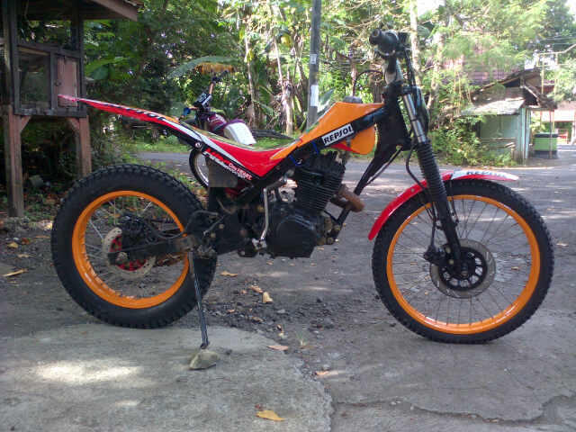 Honda CB custom trial Jogja