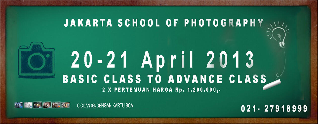 &#91;Kursus Fotografi&#93; - Intensive Photography Class