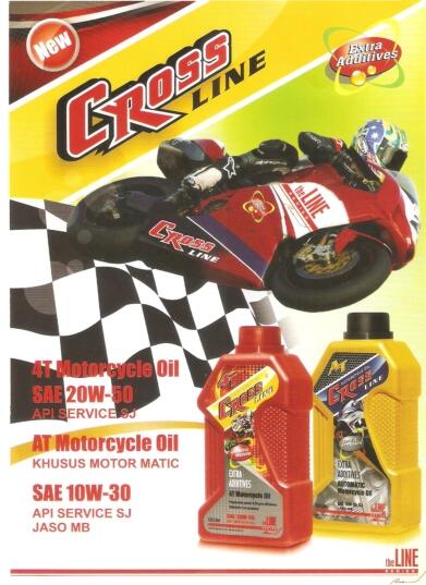 CARI AGEN UNTUK PEMASARAN OLI MOTOR CROSSLINE