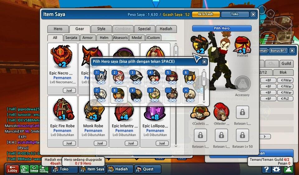 Jual ID Lostsaga cpt kelas 4 upgrade++
