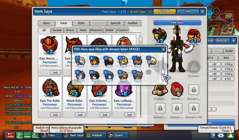 Jual ID Lostsaga cpt kelas 4 upgrade++