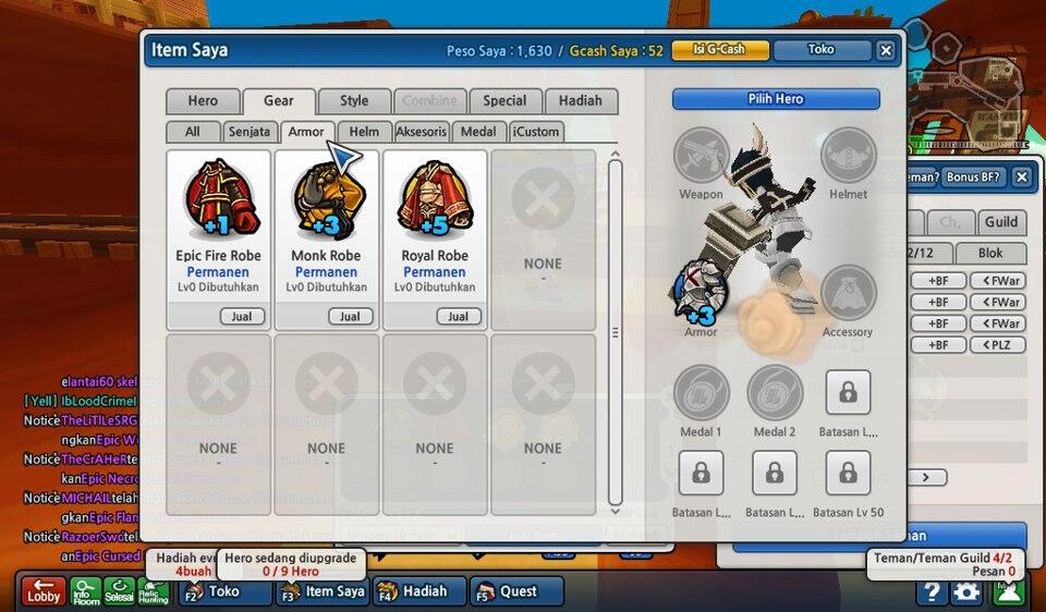 Jual ID Lostsaga cpt kelas 4 upgrade++