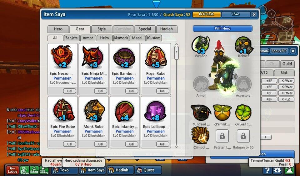 Jual ID Lostsaga cpt kelas 4 upgrade++