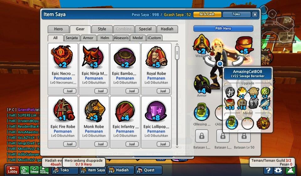 Jual ID Lostsaga cpt kelas 4 upgrade++