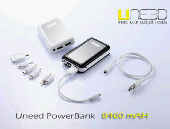 POWERBANK UNEED 4800 / 8400 MAH JAKARTA !